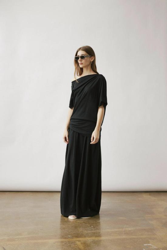 26SS VICTORIA CHAN 롱 스커트 SS26117BLS AB024616 S - VIKTORIA CHAN