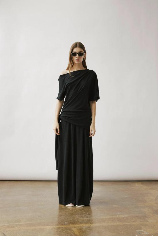 26SS VICTORIA CHAN 롱 스커트 SS26117BLS AB024616 S - VIKTORIA CHAN