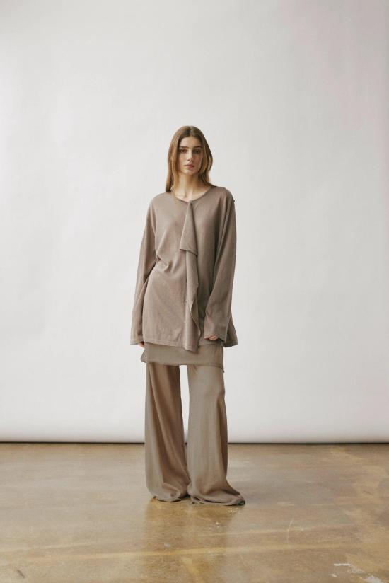 26SS 빅토리아 찬 블라우스 SS26005MOXS AB024603 XS - VIKTORIA CHAN