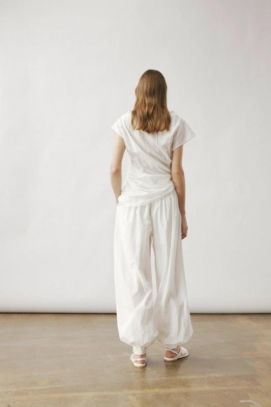 26SS 빅토리아 찬 스트레이트 팬츠 SS26126WHXS AB024617 XS - VIKTORIA CHAN