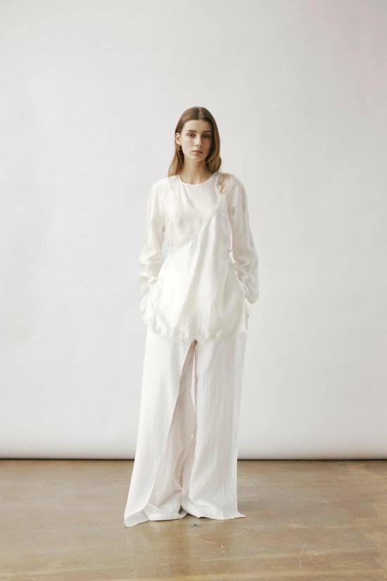 26SS 빅토리아 찬 블라우스 SS26102WHS AB024608 S - VIKTORIA CHAN