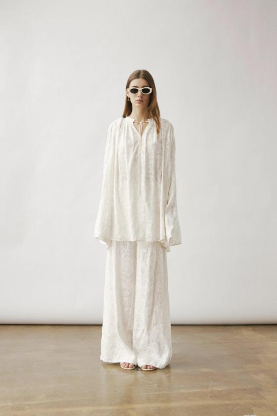 26SS 빅토리아 찬 블라우스 SS26128PO S AB024618 S - VIKTORIA CHAN