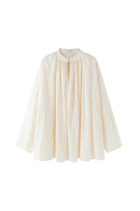 26SS 빅토리아 찬 블라우스 SS26128PO S AB024618 S