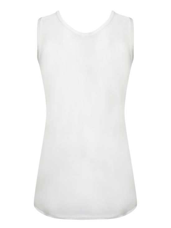 26SS 블랑카 비타 민소매 티셔츠 BELIS 4902 DIAMANTE White - BLANCA VITA