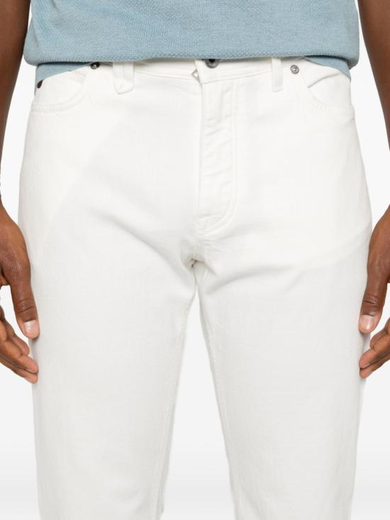 26SS 브리오니 스트레이트 팬츠 SPEI0L PCT019000 Bianco - BRIONI