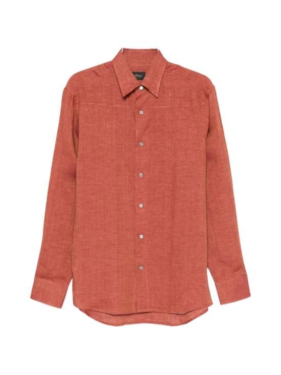 26SS 브리오니 긴팔 셔츠 SCAY0L P91116363 Arancio