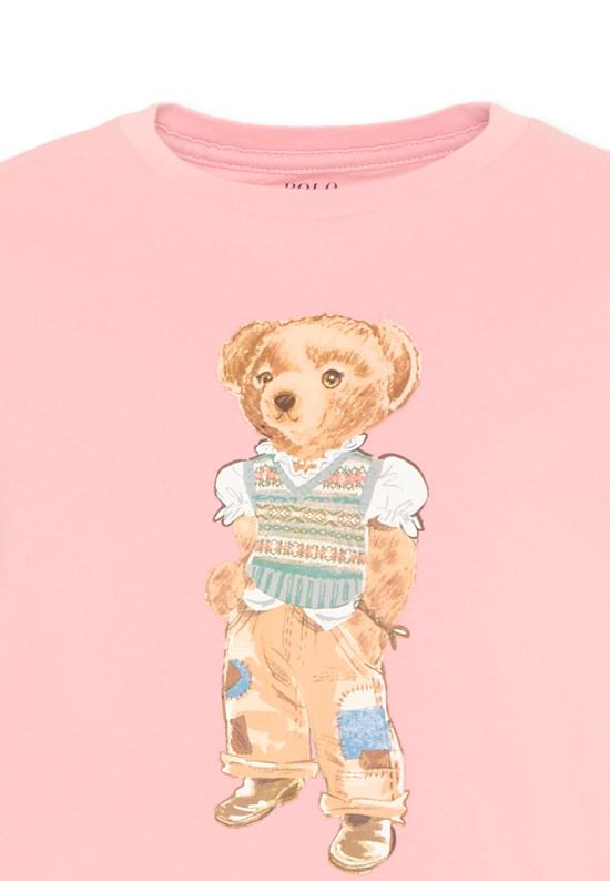 26FW [키즈] 랄프 로렌 티셔츠 B20033001 PINK - RALPH LAUREN