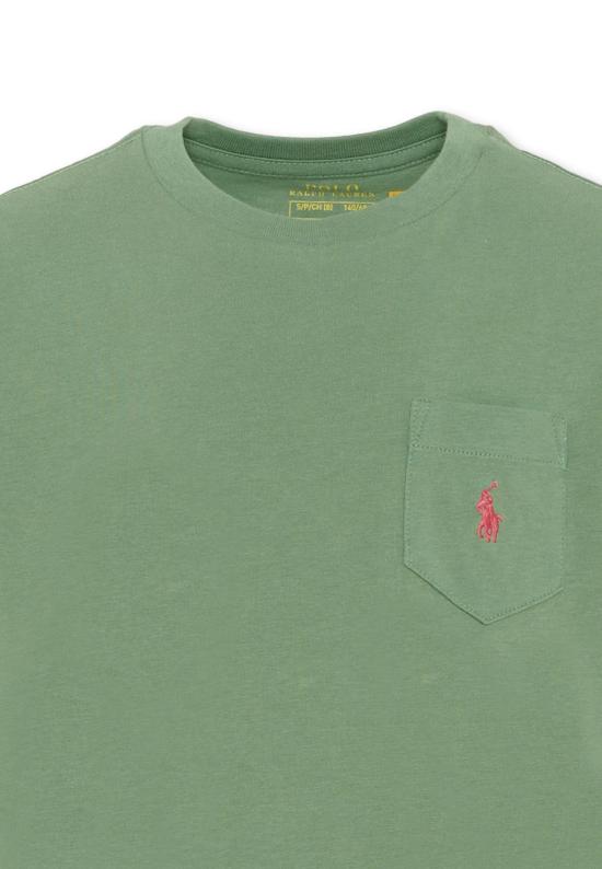 26FW [키즈] 랄프 로렌 티셔츠 970333507 GREEN - RALPH LAUREN