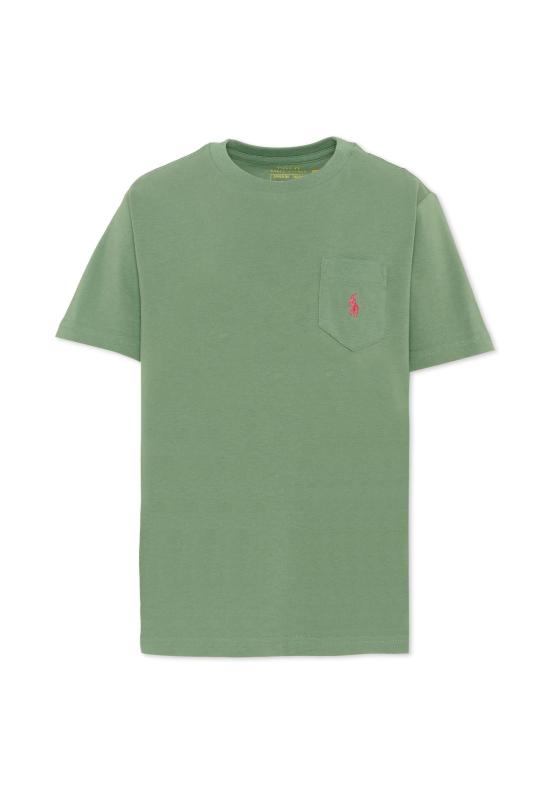 26FW [키즈] 랄프 로렌 티셔츠 970333507 GREEN
