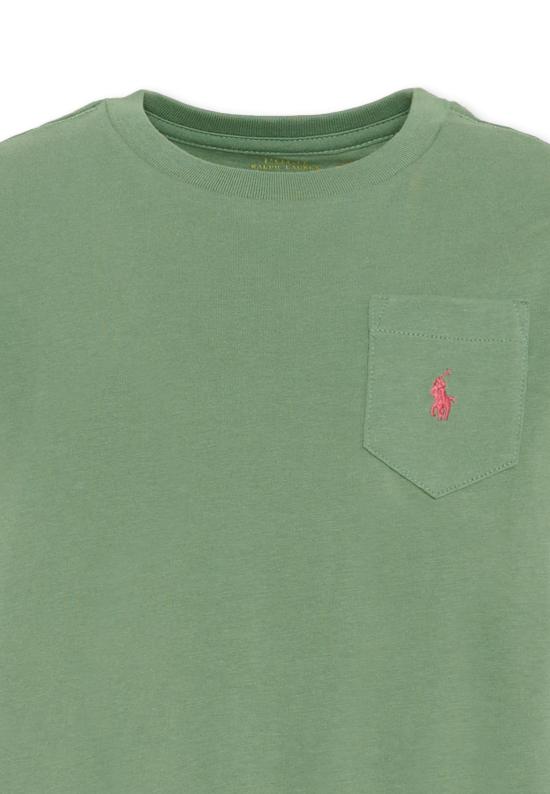 26FW [키즈] 랄프 로렌 티셔츠 970333503 GREEN - RALPH LAUREN