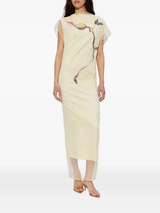 26SS 스포트막스 롱 원피스 2612621093 001 GIALLO PASTELLO - SPORTMAX