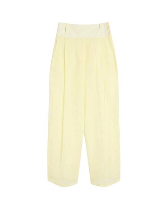26SS 스포트막스 스트레이트 팬츠 2612131033 002 GIALLO PASTELLO