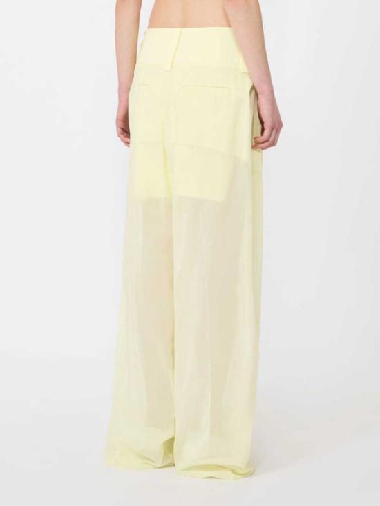 26SS 스포트막스 스트레이트 팬츠 2612131033 002 GIALLO PASTELLO - SPORTMAX