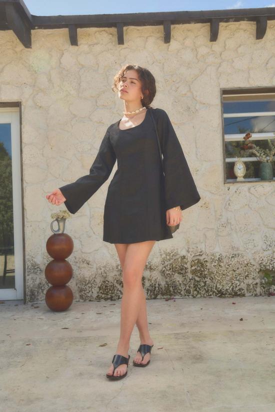  ESYA 숏 원피스 에샤 모나코 린넨 미니 드레스 - OTHER BRANDS