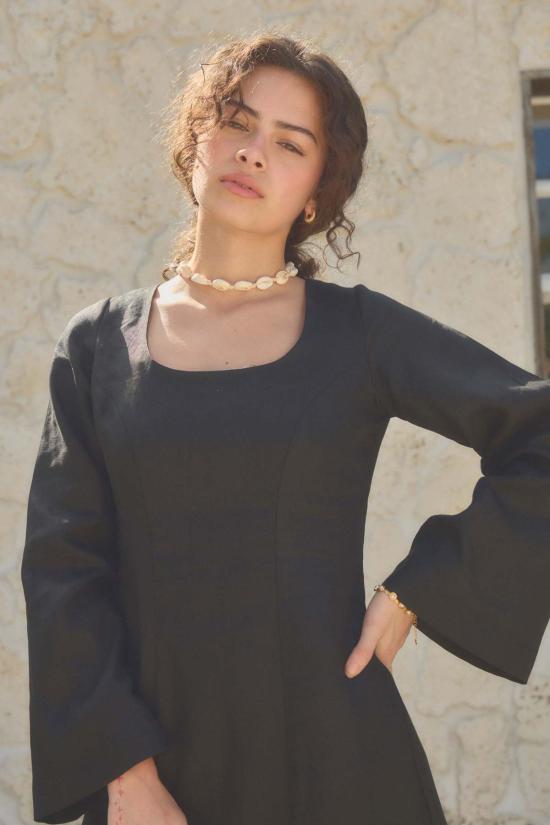  ESYA 숏 원피스 에샤 모나코 린넨 미니 드레스 - OTHER BRANDS