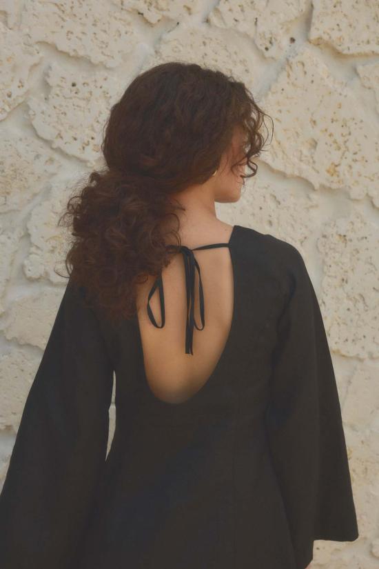  ESYA 숏 원피스 에샤 모나코 린넨 미니 드레스 - OTHER BRANDS