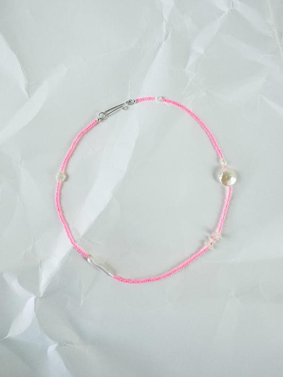  Millhouse Collection 목걸이/팬던트 밀하우스 컬렉션 아마 목걸이 브라이트 핑크 트랜스 - OTHER BRANDS