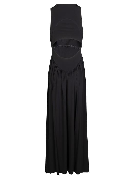 26SS 스포트막스 롱 원피스 2612621052600 001 NERO - SPORTMAX