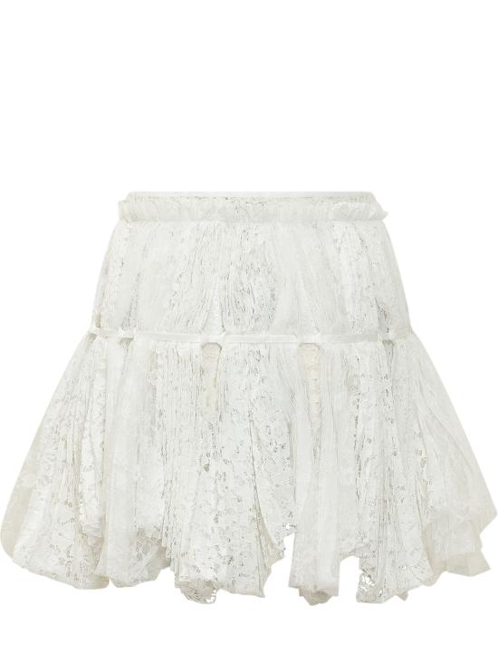 26SS JW앤더슨 숏 스커트 SK0209PG1912 001 WHITE - JW ANDERSON