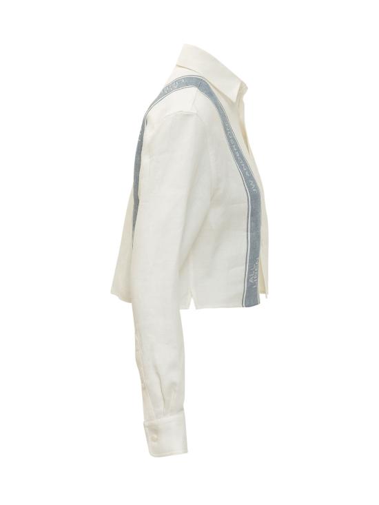 26SS JW앤더슨 셔츠 SH0384PG1898 614 OFF WHITE BLUE - JW ANDERSON