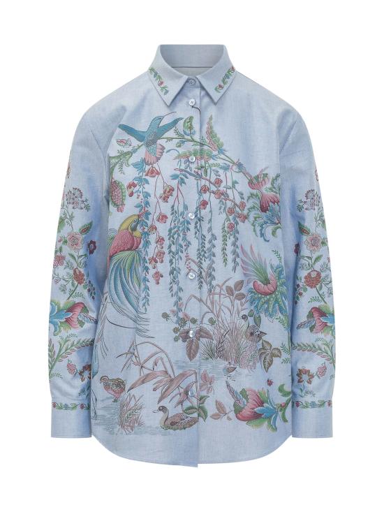 26SS 에트로 셔츠 WRIA001399SP5J2 X0802 STAMPA FDO BLU