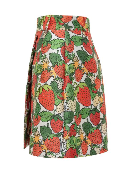 26SS 알레산드로 엔리케즈 미디 스커트 SS26AESK05DU FRAGOLE - ALESSANDRO ENRIQUEZ