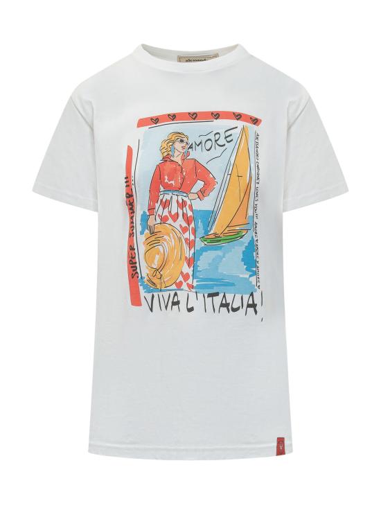 26SS 알레산드로 엔리케즈 반팔 티셔츠 SS26AES102CO 000VIVA