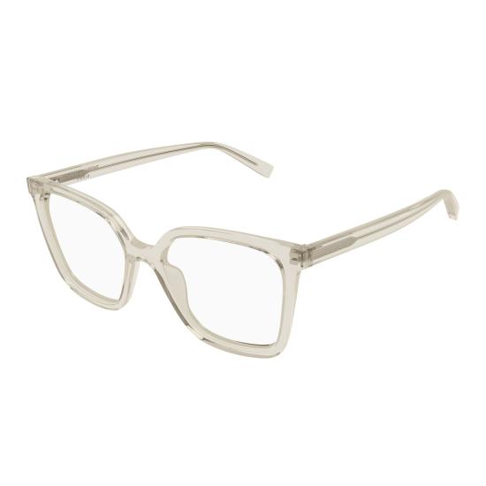 26SS 생로랑 안경 SL 910 004 BEIGE BEIGE TRANSPARENT