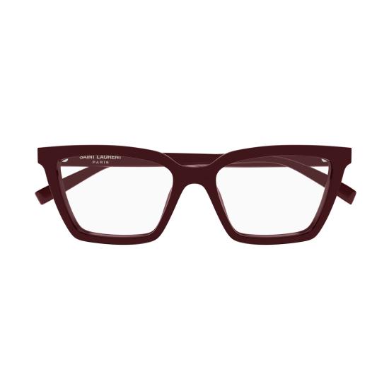 26SS 생로랑 안경 SL 912 003 BURGUNDY BURGUNDY TRANSPARENT - SAINT LAURENT
