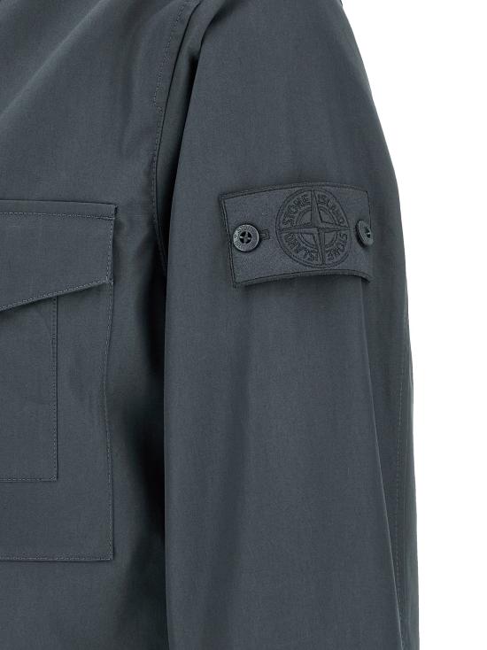26SS 스톤 아일랜드 고스트 피스 올 웨더 코튼 캔버스 자켓 L1S151200011S0F01V002E - STONE ISLAND