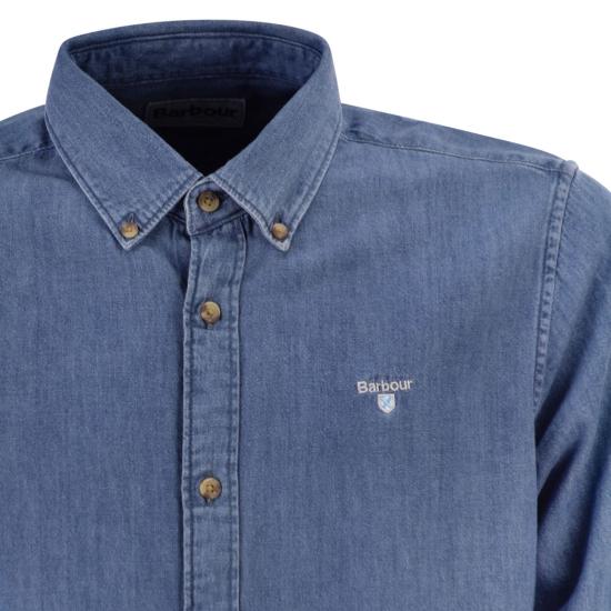 26SS 바버 긴팔 셔츠 MSH5588 MEDIUM DENIM - BARBOUR