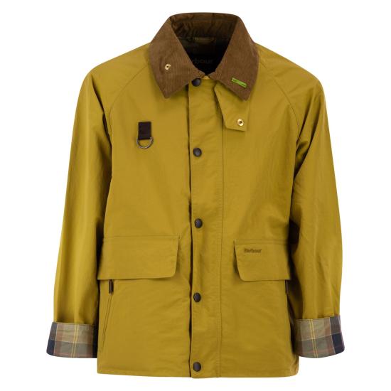 26SS 바버 자켓 MCA1093 OCHRE