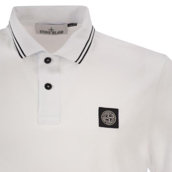  스톤 아일랜드 폴로 티셔츠 L1S152200010 WHITE - STONE ISLAND