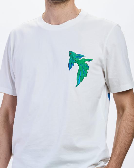 26SS 폴 스미스 반팔 티셔츠 M1R 697P VP5658 01 BIANCO - PAUL SMITH