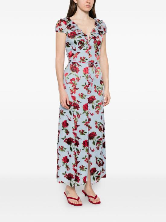 26SS 앨리스 앤 올리비아 롱 원피스 CC603B03555 U496 Azzurro - ALICE & OLIVIA