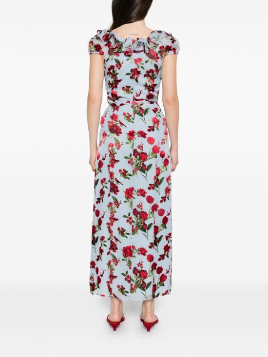 26SS 앨리스 앤 올리비아 롱 원피스 CC603B03555 U496 Azzurro - ALICE & OLIVIA