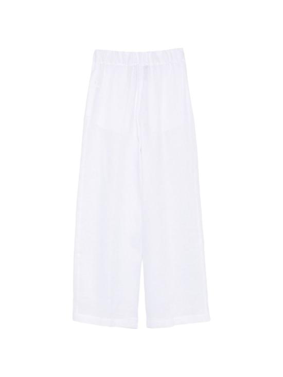 26SS 세미쿠튀르 스트레이트 팬츠 S6SN38 A03 0 Bianco - SEMI-COUTURE