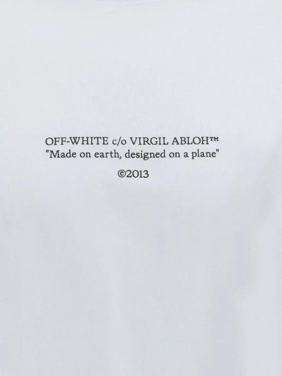 26SS 오프화이트 반팔 티셔츠 44MAA120S26J007100 1000 White - OFF WHITE