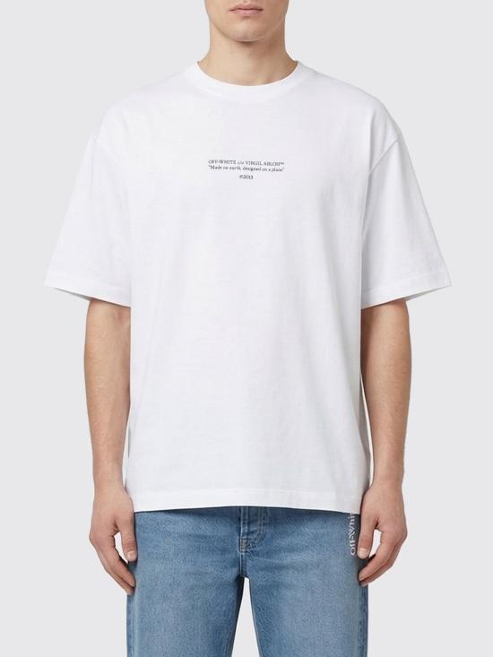 26SS 오프화이트 반팔 티셔츠 44MAA120S26J007100 1000 White