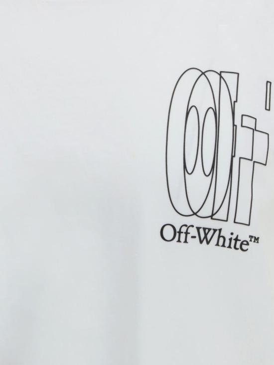 26SS 오프화이트 반팔 티셔츠 44MAA027S26J003100 1000 White - OFF WHITE