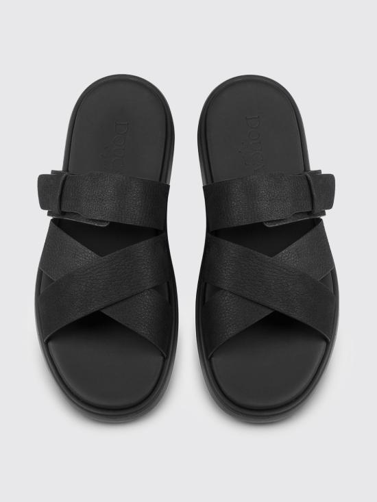 26SS 듀칼 뮬/슬리퍼 DU3299MYKOUF249 NN00 Black - DOUCAL’S