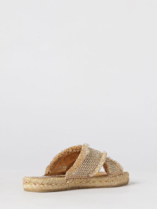 26SS 지미추 힐/펌프스 ACIELSANDALFLATGUB GOLD DARK CAPPUCCINO Beige - JIMMY CHOO