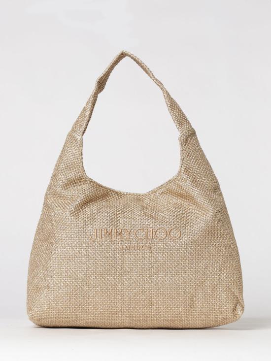 26SS 지미추 숄더백 BEACHDMNDHOBOLTYJ GOLD DARK CAPPUCCINO Beige