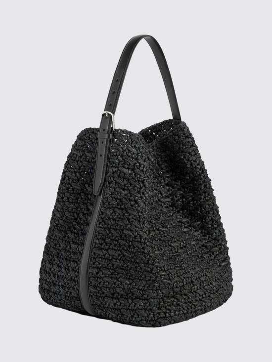 26SS 토템 숄더백 262WAL853FB0647 001 Black - TOTEME