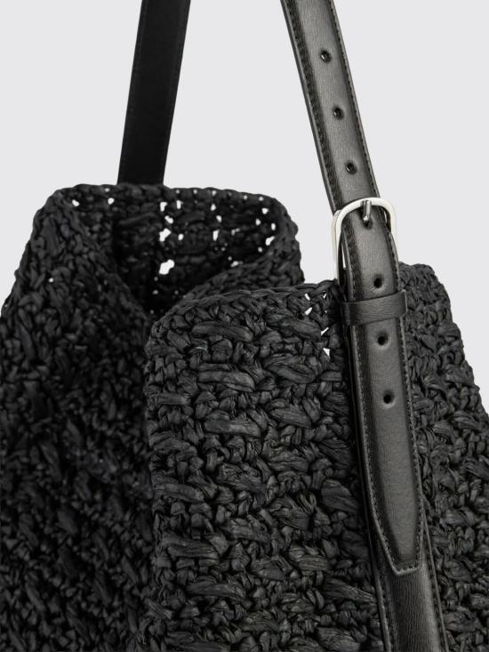 26SS 토템 숄더백 262WAL853FB0647 001 Black - TOTEME