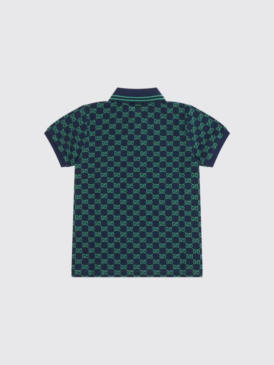 26SS [키즈] 구찌 폴로 셔츠 825157XJHBA 4085 Navy - GUCCI