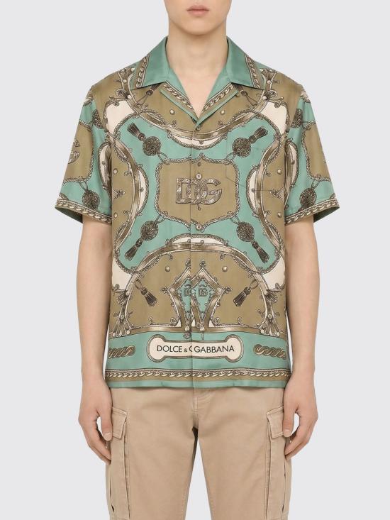 26SS 돌체앤가바나 반팔 셔츠 G5JH9THI12C HV5XH Rope