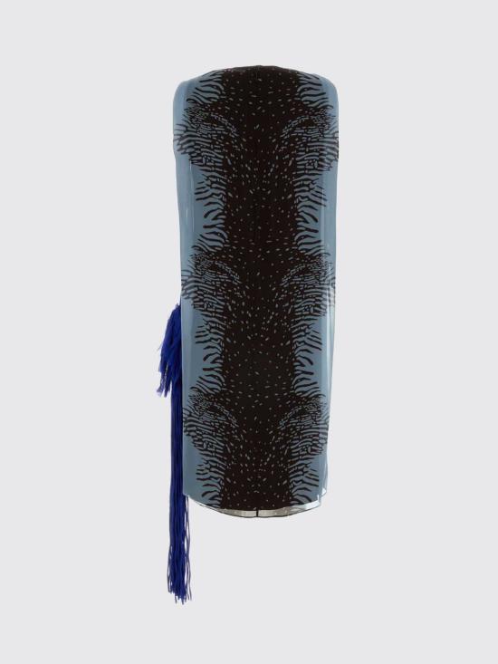 26SS 살바토레 페라가모 미디 원피스 13I357 793476 Gnawed Blue - SALVATORE FERRAGAMO