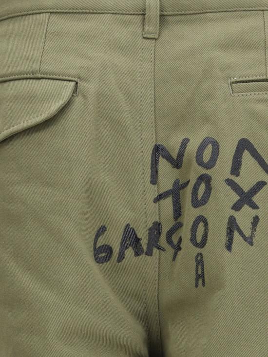 26SS 꼼데가르송 숏팬츠 FQP504S26 2 Kaki - COMME DES GARCONS