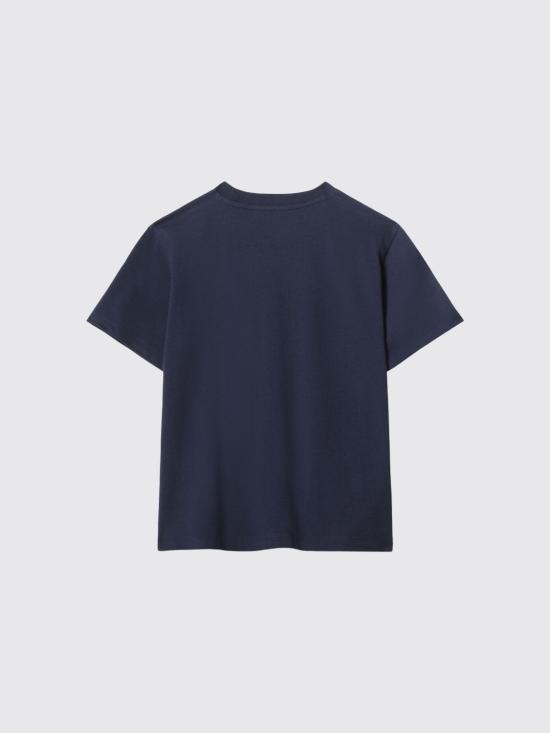 26SS [키즈] 메종키츠네 티셔츠 MQUJT00KJBIT2 0413 Blue - MAISON KITSUNE